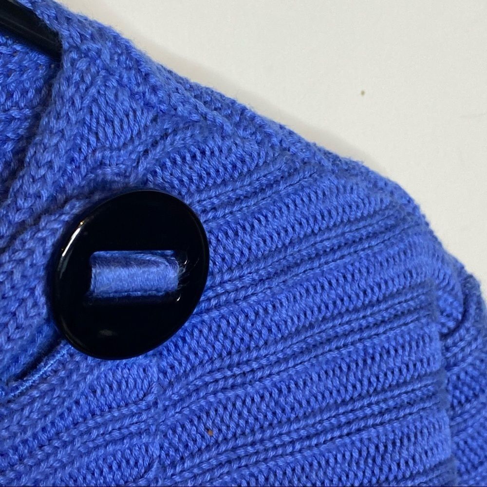 Magashoni Reverse Weave Single Button Wrap Sweate… - image 8